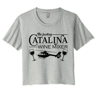 The F***ing Catalina Wine Mixer Women's Crop Top Tee