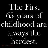 The First 60 Years Of Childhood Are Always The Hardest Wool Snapback Cap