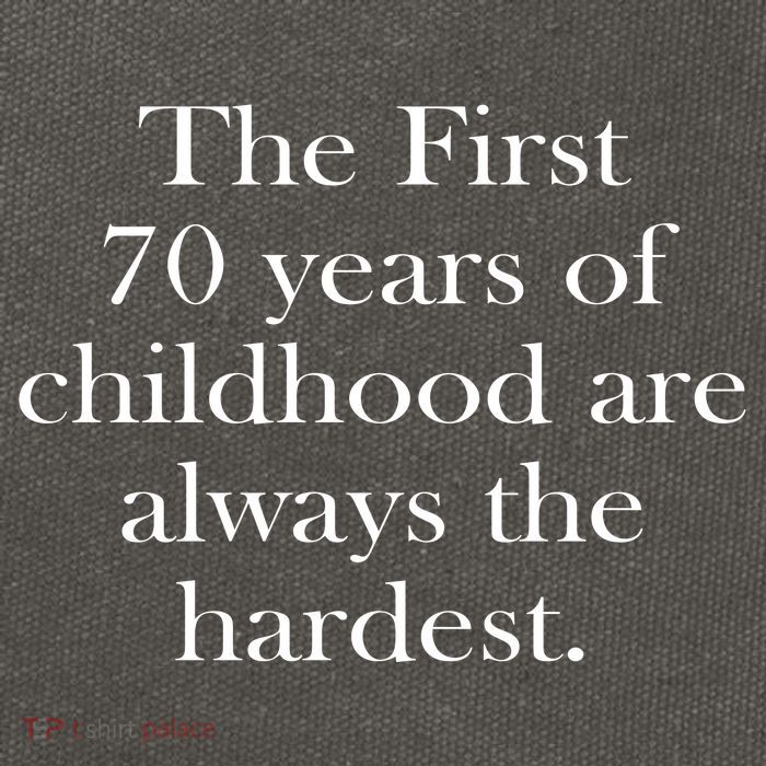 The First 70 Years Of Childhood Are Always The Hardest Cotton Canvas Backpack