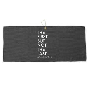 The First But Not the Last Kamala Harris Large Microfiber Waffle Golf Towel