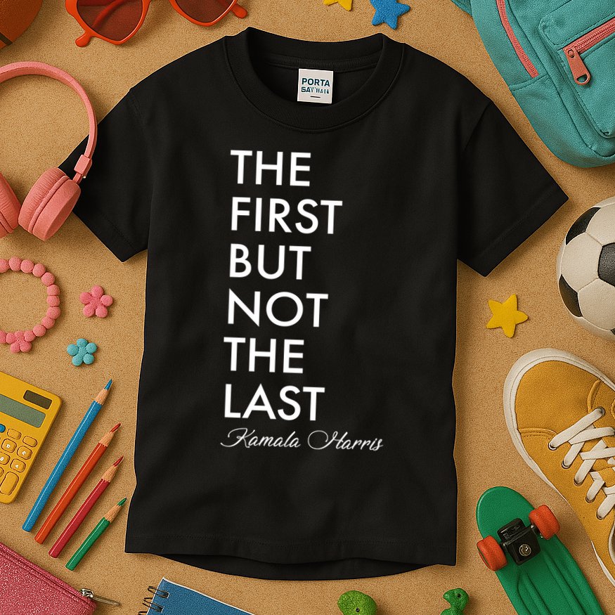 The First But Not the Last Kamala Harris Kids T-Shirt