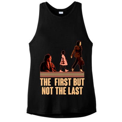 The First But Not the Last Rosa Parks Ruby Bridges Kamala Harris Ladies PosiCharge Tri-Blend Wicking Tank