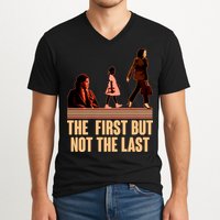 The First But Not the Last Rosa Parks Ruby Bridges Kamala Harris V-Neck T-Shirt