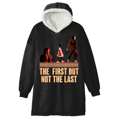 The First But Not the Last Rosa Parks Ruby Bridges Kamala Harris Hooded Wearable Blanket