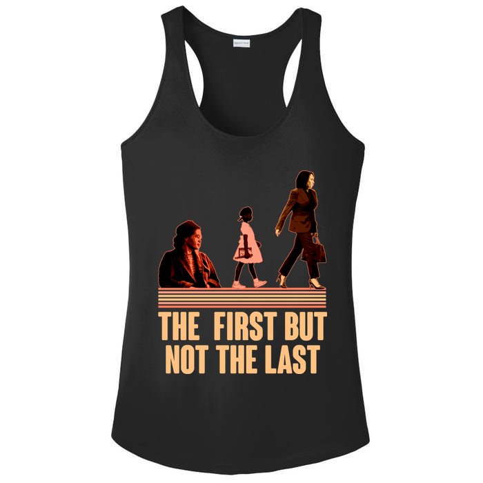 The First But Not the Last Rosa Parks Ruby Bridges Kamala Harris Ladies PosiCharge Competitor Racerback Tank