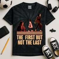 The First But Not the Last Rosa Parks Ruby Bridges Kamala Harris Kids Tie-Dye T-Shirt