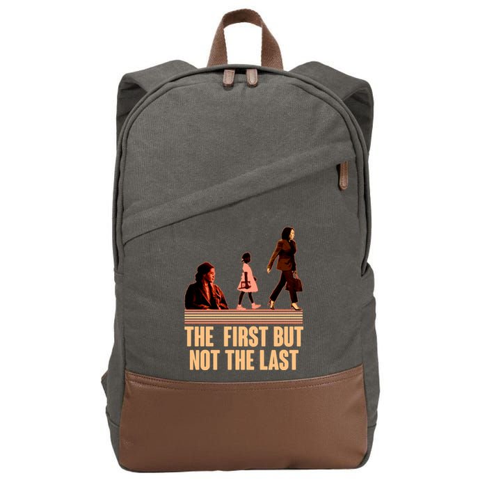 The First But Not the Last Rosa Parks Ruby Bridges Kamala Harris Cotton Canvas Backpack