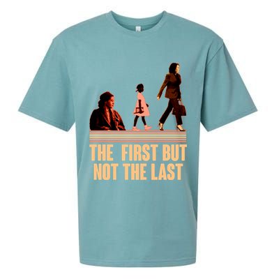 The First But Not the Last Rosa Parks Ruby Bridges Kamala Harris Sueded Cloud Jersey T-Shirt