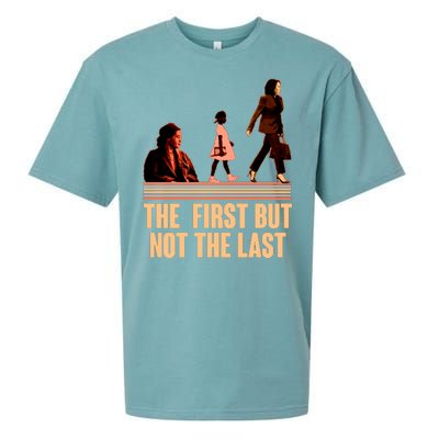 The First But Not the Last Rosa Parks Ruby Bridges Kamala Harris Sueded Cloud Jersey T-Shirt