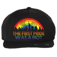 The First Pride Was A Riot Wool Snapback Cap