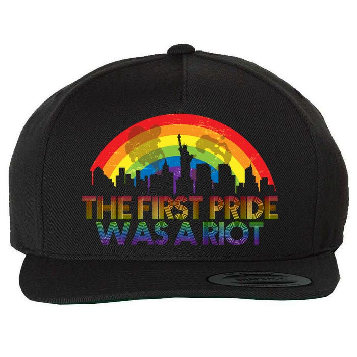 The First Pride Was A Riot Wool Snapback Cap