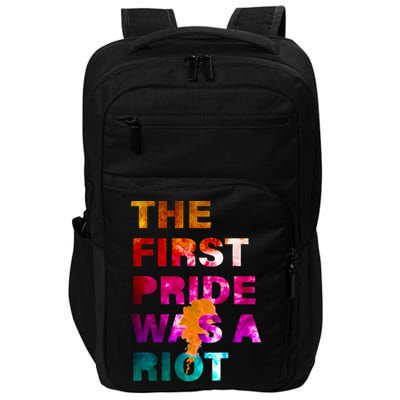 The First Pride Was A Riot NYC 50th Anniversary Impact Tech Backpack
