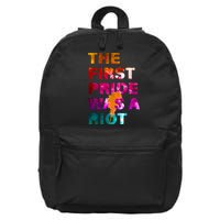 The First Pride Was A Riot NYC 50th Anniversary 16 in Basic Backpack