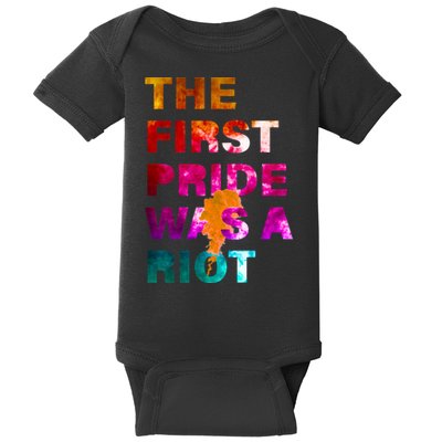 The First Pride Was A Riot NYC 50th Anniversary Baby Bodysuit