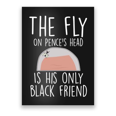 The Fly On Pence's Head Is His Only Black Friend Poster