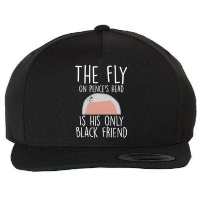 The Fly On Pence's Head Is His Only Black Friend Wool Snapback Cap