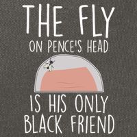 The Fly On Pence's Head Is His Only Black Friend Cotton Canvas Backpack