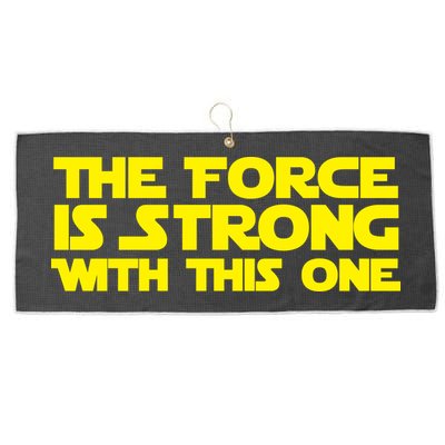 The Force Is Strong With This One Large Microfiber Waffle Golf Towel