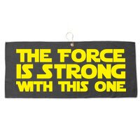 The Force Is Strong With This One Large Microfiber Waffle Golf Towel