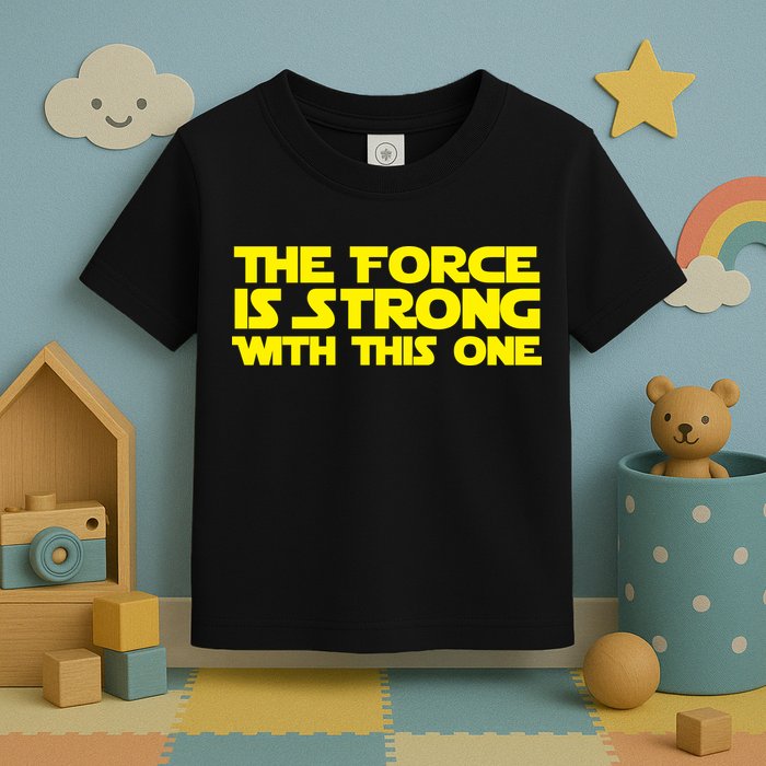 The Force Is Strong With This One Toddler T-Shirt