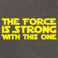 The Force Is Strong With This One Cotton Canvas Backpack