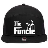 The Funcle 7 Panel Mesh Trucker Snapback Hat