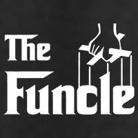 The Funcle 7 Panel Mesh Trucker Snapback Hat