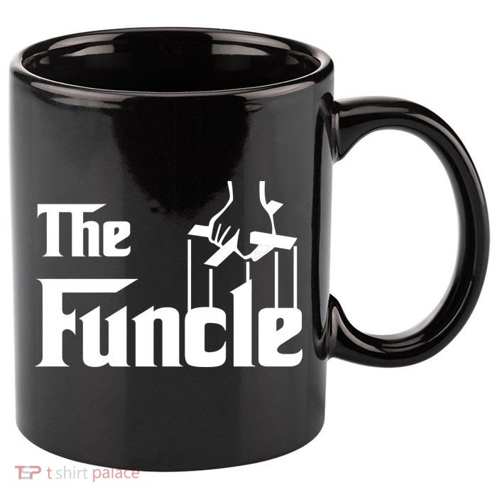 The Funcle 11oz C Handle Ceramic Mug