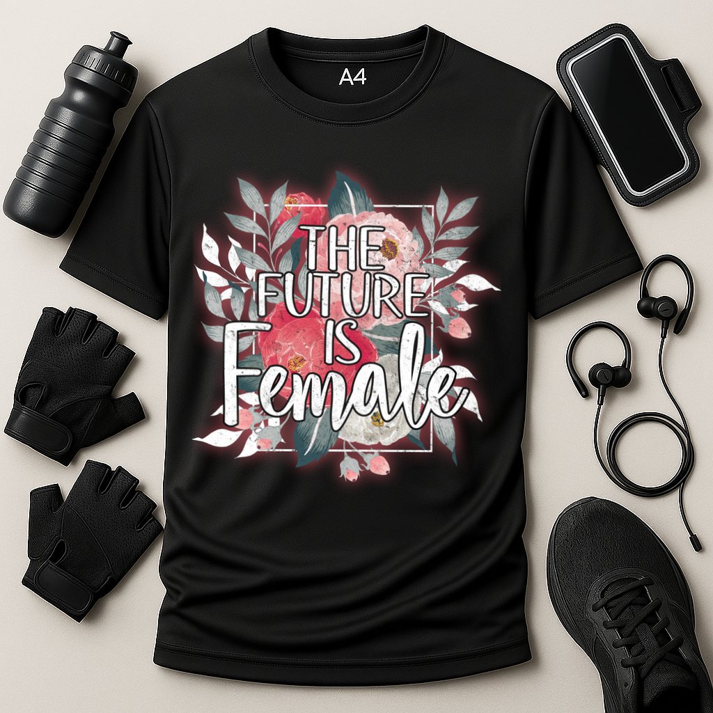 The Future Is Female Cooling Performance Crew T-Shirt