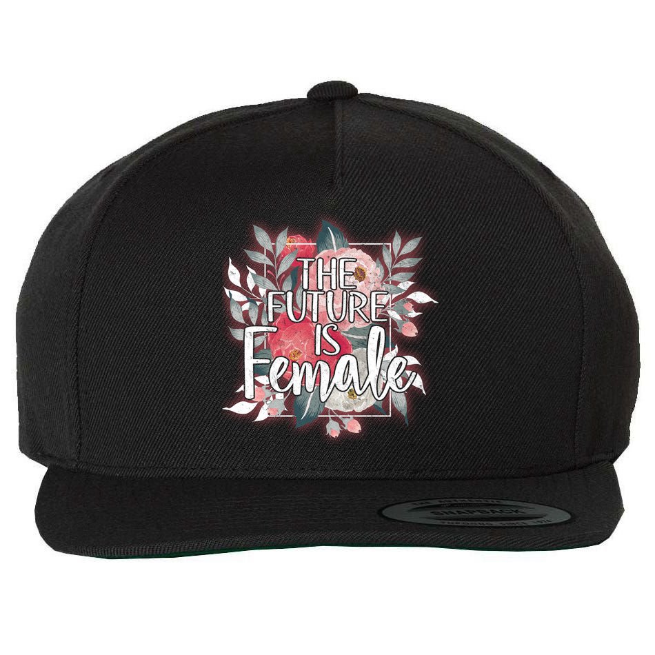 The Future Is Female Wool Snapback Cap