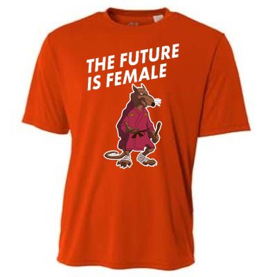 The Future Is Female Funny Splinter Meme Cooling Performance Crew T-Shirt