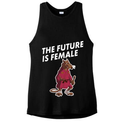 The Future Is Female Funny Splinter Meme Ladies PosiCharge Tri-Blend Wicking Tank