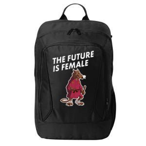 The Future Is Female Funny Splinter Meme City Backpack