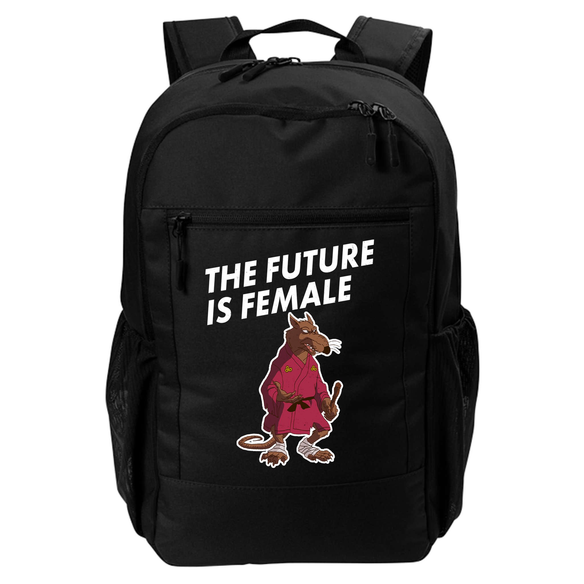 The Future Is Female Funny Splinter Meme Backpack