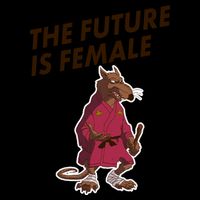 The Future Is Female Funny Splinter Meme Mug