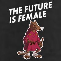 The Future Is Female Funny Splinter Meme Beanie