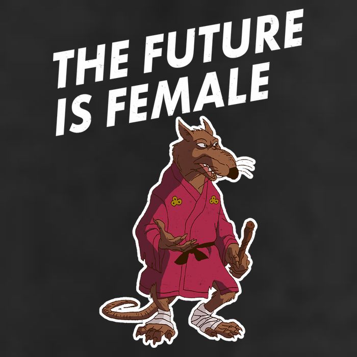The Future Is Female Funny Splinter Meme Beanie