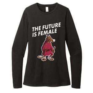 The Future Is Female Funny Splinter Meme Womens CVC Long Sleeve Shirt