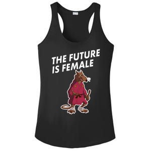 The Future Is Female Funny Splinter Meme Ladies PosiCharge Competitor Racerback Tank