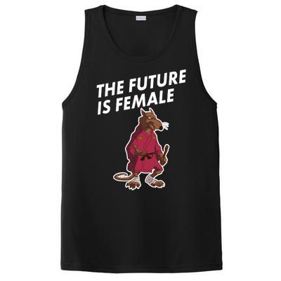 The Future Is Female Funny Splinter Meme PosiCharge Competitor Tank