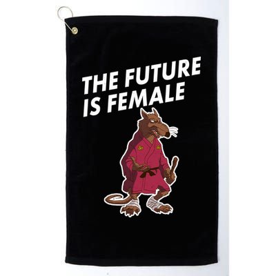 The Future Is Female Funny Splinter Meme Golf Towel