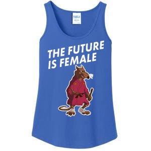 The Future Is Female Funny Splinter Meme Ladies Essential Tank