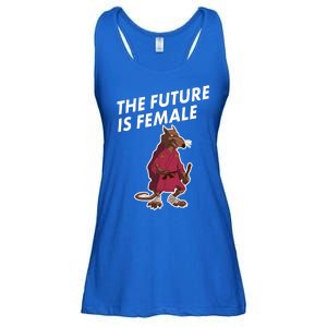 The Future Is Female Funny Splinter Meme Ladies Essential Flowy Tank