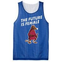 The Future Is Female Funny Splinter Meme Mesh Reversible Basketball Jersey Tank