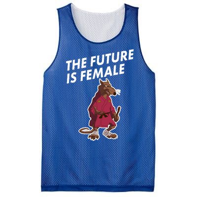 The Future Is Female Funny Splinter Meme Mesh Reversible Basketball Jersey Tank