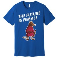 The Future Is Female Funny Splinter Meme Premium T-Shirt