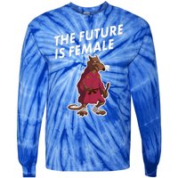 The Future Is Female Funny Splinter Meme Tie-Dye Long Sleeve Shirt