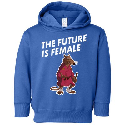 The Future Is Female Funny Splinter Meme Toddler Hoodie