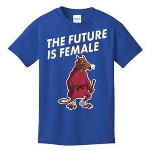 The Future Is Female Funny Splinter Meme Kids T-Shirt