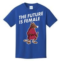 The Future Is Female Funny Splinter Meme Kids T-Shirt